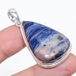 Sodalite Handmade 925 Sterling Silver Gift Jewelry Pendant 1.89 r2m61