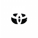 1vnt Carbon Fibe rAuto logotipų lipdukas Automobilio vairo emblemos ženklelio lipdukas skirtas Toyota Corolla Camry Yaris automobilių priedams
