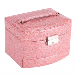 3 sluoksnių papuo&scaron;alų karolių žiedų laikymo dėžutės dėklas Moters dovanų namų reikmenys