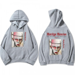 &bdquo;One Assassination Under God Charter&ldquo; 1 Megztiniai su mar&scaron;kinėliais Marilyn Manson grafi&scaron;kai marginti megztiniai Vyri&scaron;ki drabužiai žieminiai vilnoniai su gobtuvu M