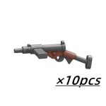 Antrojo pasaulinio karo karinis statybinis blokas kareivio figūrėlė ginklas žaislinis snaiperis automatas AK karabinas &scaron;autuvo priedai armijos plytos modelis B081