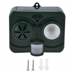 Ultragarsinis gyvūnų atbaidiklis vandeniui atsparus saulės pauk&scaron;čius atbaidantis mirksintis &scaron;viestuvas sodui 3,7 V