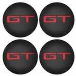 4 vnt. Automobilio GT Emblema Rato Centrinio Gaubto Lipdukas Rato Centriniai Gaubtai VISIEMS Automobiliams 56mm Wheel Cover Sticker