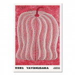 Yayoi Kusama Super Moliūgas Kūriniai Plakatas ir Spaudinys Parodų Salės Muralas Muziejus Svetainė Moderni Dekoracija 21*30cm No Frame