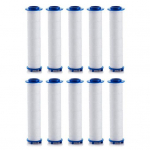 5/10/20 vnt. du&scaron;o filtras, efektyvus filtravimas, lengvai montuojamas vonios filtras &scaron;varesniam vandeniui, reguliarus keitimas 10pcs