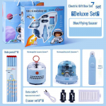 Elektroninių kanceliarinių prekių rinkinys dovanų dėžutėje mokiniams &ndash; ideali dovana vaikams grįžimo į mokyklą, baigimo, gimtadienio ar Kalėdų proga