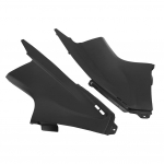 1 pora juodų oro dulkių dangtelių apdailos įdėklų dalis Yamaha YZFR6 YZFR6 20032005