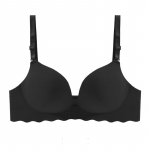 Pakelianti besiūlė liemenėlė be lankelių apatinis trikotažas moteri&scaron;ka besiūlė liemenėlė 32/70BC juoda