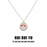 RUI RUI YU Mummies and Grimaces Kaklo papuo&scaron;alas pakabukas Moterims Vyrams Merginai Porai Meilužio papuo&scaron;alai Dovana 1 PC