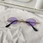 Retro violetiniai apvalūs rėmeliai saulės akiniai vyrams ir moterims Apsauga nuo UV spindulių Kvadratinis veidas Trumparegystė