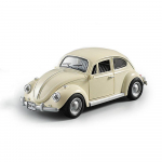 1:18 Scale Beetle 1955 Modelis Klasikinis retro senovinių automobilių lydinio liejimo automobilio dureles galima atidaryti Garso ir &scaron;viesos atitraukiamas miniatiūrinis žaislas vaiki&scaron;kas dovana balta