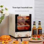 Xianke Didelės Talpos Daugiafunkcinė Vertikali Elektrinė Orkaitė su Veidrodiniu Pavir&scaron;iumi 15L