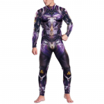 Robotas CyberPunk Jumpsuit Catsuit Seksualus Moterims Vyrams Mechaninė &Scaron;arvuotė Cosplay Kostiumas Helovinas Zentai &Scaron;ventinis Kostiumas S