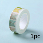 Visi&scaron;kai nauja spalvinga vėliavėlių juosta DIY dekoracija i&scaron;karpų albumui planuokliui maskavimo juosta mielos kanceliarinės prekės 1pcs