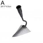 Tri&scaron;akis kaplys Žemės ūkio žemės purenimui Kaplys tran&scaron;ėjoms kasti Kaplys kasimui Žemės ūkis Grėblys Plūgas / Pl D9E3 S-1pcs