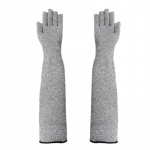 Ilgos sodo darbų pir&scaron;tinės HPPE audinys Pjūviams atsparus dizainas Apsaugo ranką Pir&scaron;tinės Patogios Patvarios Darbo pir&scaron;tinės Statybvietėms pilka