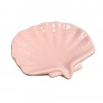 Keraminė kriauklė, kriauklė, muilinė, muilo indas, muilo džiovinimo stovas, prakti&scaron;kas drenažo stovas, vonia Pink Shell
