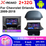 2 Din Android 13 Automobilinis Radijo Grotuvas Carplay Bluetooth Skirtas Chevrolet Orlando 2010 - 2018 Automobilinė Stereo Pagrindinis Įrenginys 4G GPS Vaizdo Grotuvas 4 core 2GB+32GB CP