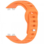 Mink&scaron;tas silikoninis laikrodžio dirželis, pakaitinis, spalvingas apyrankė, reguliuojamas laikrodžio dirželis, skirtas Huawei Band 10/9/8 i&scaron;maniojo laikrodžio priedams oranžinė