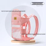 Ketursezonis kūdikio ne&scaron;yklė dviračiui: Dvigubas horizontalus ir priekinis/galinis naudojimas, ramina kūdikį užmigdyti be rankų.