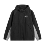 Li Ning Krep&scaron;inio serija Anti-Five serija Spalvų blokų užtrauktuku su gobtuvu Patogus kvėpuojantis universalus &scaron;varkas Vyri&scaron;ki &scaron;varkai Juodas AFDV129-3 S