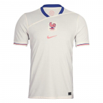 Nike Prancūzija 2025 m. Sezonas I&scaron;vykos Ventiliatoriaus Mar&scaron;kinėliai Trumpomis Rankovėmis Futbolui Vyrams Vir&scaron;utiniai Drabužiai Kreminės Baltos Spalvos FZ9023-110 XXL