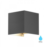 Applique murale ext&eacute;rieure - BG38-03402 - Aluminium - IP54 - 1xG9 - 10W pilka