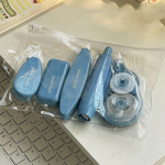 6 vnt./komplektas Studentų paprastumo koregavimo juosta vaikams Madinga vienspalvių spalvų serija Lygios baltos spalvos ra&scaron;alo korekcinė juosta mokykliniai reikmenys