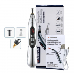 Elektroninis akupunktūros ra&scaron;iklis ta&scaron;kų masažuoklis elektrinis meridianų lazerinės terapijos gydymo masažo ra&scaron;iklis veido energijos ra&scaron;iklis nugaros skausmo mal&scaron;inimo įrankis 3 Heads/With oil