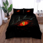 Pavojingo drakono patalynės užvalkalų komplektas ES Vienvietis Dvigulis Karali&scaron;kas JAV Twin Pilnas Karalienės Dydžio Patalynės Rinkinys 140x210cm