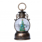 6 valandų laikmatis Kalėdinis vandens žibintas sniego gaublys ornamentas Christmas tree