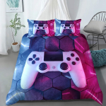 Play Designs Antklodės užvalkalas Pagalvės užvalkalas Žaidimų patalynės komplektas Vaizdo žaidimai Suaugęs Berniukas Mergaitė Miegamojo dekoracija Viengulis Dvigulis Dydis 100x135cm