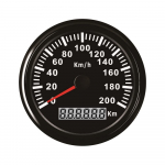 ELING Garantuotas Vandeniui GPS Spidometras Odometras Automobilio Matuoklis 200KM/H Automobiliui Motociklui Automobiliui Su Ap&scaron;vietimu 85mm /24V 0-200KM/H