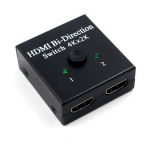 HDMI skirstytuvas 1x2 Skirstytuvas Arba 2x1 Jungiklis Palaiko I&scaron;manųjį Dvikryptį 4K 2.0 Signalo &Scaron;altinis AB