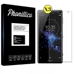 Film de protection d'&eacute;cran - PHONILLICO - Sony Xperia XZ2 - Pack de 3 - Ultra r&eacute;sistant - Anti-rayures