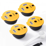 Daugkartinio naudojimo kavos kapsulės BOSCH-s aparatui Tassimo Happy Vivy Nerūdijančio plieno užpildomas kavos aparato filtras 180ML/220ML