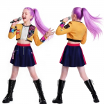 Superžvaigždė Dainininkė &Scaron;okėja Vakarėlio Persirengimo Kostiumas Vaikams Mergaitėms Helovinas Kalėdos Gimtadienio Dovanos Vaidmenų Žaidimas Cosplay Kostiumas 130cm