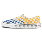 Vans Authentic &Scaron;oninė Juostelė Palmių Medis Lenta Unisex Sportbačiai Mėlyni Geltoni Tikrai Balti VN0A348A40P 35