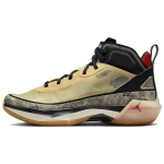 Jayson Tatum x Air Jordan 37 PF Tattoo Unisex Sneakers Tan Bly&scaron;kiai Vanilės Juodi DZ0811-200 45