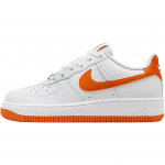 Nike Air Force 1 GS Balti Saugiai Oranžiniai Vaikų Sportbačiai FV5948-113 35.5