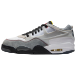 Air Jordan 4 RM Premium Motorsports Vyri&scaron;ki kedai Balti Juodi Dūminės Pilkos IB8052-100 44 gray