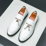Madingi Mokasinai Kutai Madingi Lakuotos Odos Laisvalaikio Batai Vyrams Oksfordo Batai Prabangus Prekės ženklas Formalūs Verslo Batai Įvelkami Vairavimo Batai 38 balta