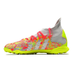 Adidas Falcon X Freak.3 TF Lengvi Sportiniai Žemi Vaikų Futbolo Batai Vaikų Futbolo Batai Pilki Raudoni GZ7095 28