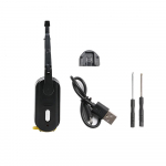 Motociklo &scaron;almo elektrinis valytuvas Motorinio &scaron;almo priekinio stiklo valytuvas su reguliuojamu laikikliu