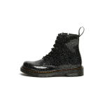 Dr. Martens Junior 1460 Blizgučiai Blizgus Padas Madingi Laisvalaikio Užtrauktuku Batai Vaikams Batai Juodi 27050001 36