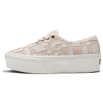 Vans Authentic Austi Languoti Stackform Storas Padadas Laisvalaikio Žemi Batai Skate Batai Unisex Kedai Balti Rožiniai VN0A5KXXYL7 40