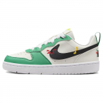 Nike Court Borough Patogūs Kasdieniai Neslystantys Patvarūs Žemi Vaikų Sportbačiai Vaikų Sportbačiai Balti Žali HF5750-101 36