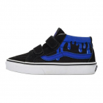 Vans Sk8 Reissue V pusauk&scaron;čiai vaiki&scaron;ki riedlenčių batai Vaiki&scaron;ki kedai Juodi Mėlyni VN00018TY61 29