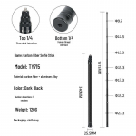 Insta360 anglies pluo&scaron;to nematomas asmenukių lazdelė, skirta GoPro