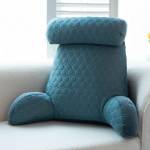 Ledinio &scaron;ilko lateksinis pagalvėlė galvūgaliui: Mink&scaron;ta atlo&scaron;o pagalvė sofai ir lovai su vėsinančiu komfortu Armrest Cushion 75x58CM - Comfort